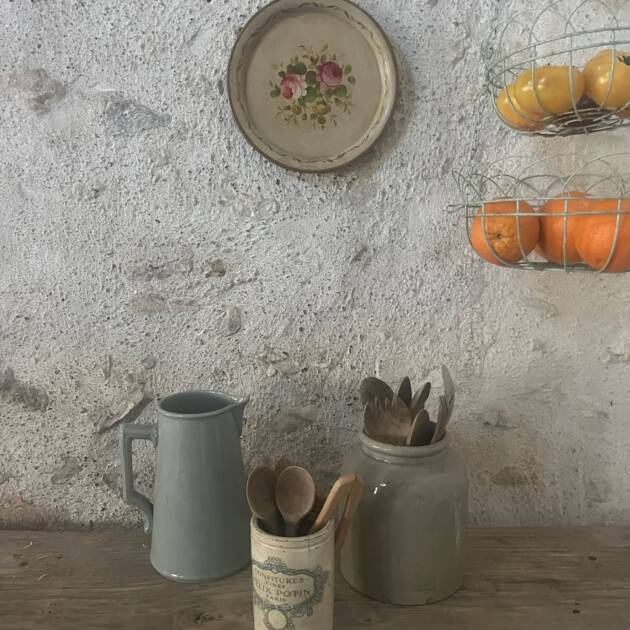 Plateau décor floral