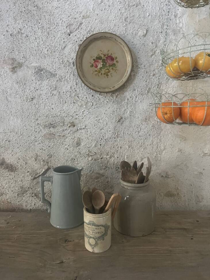 Plateau décor floral