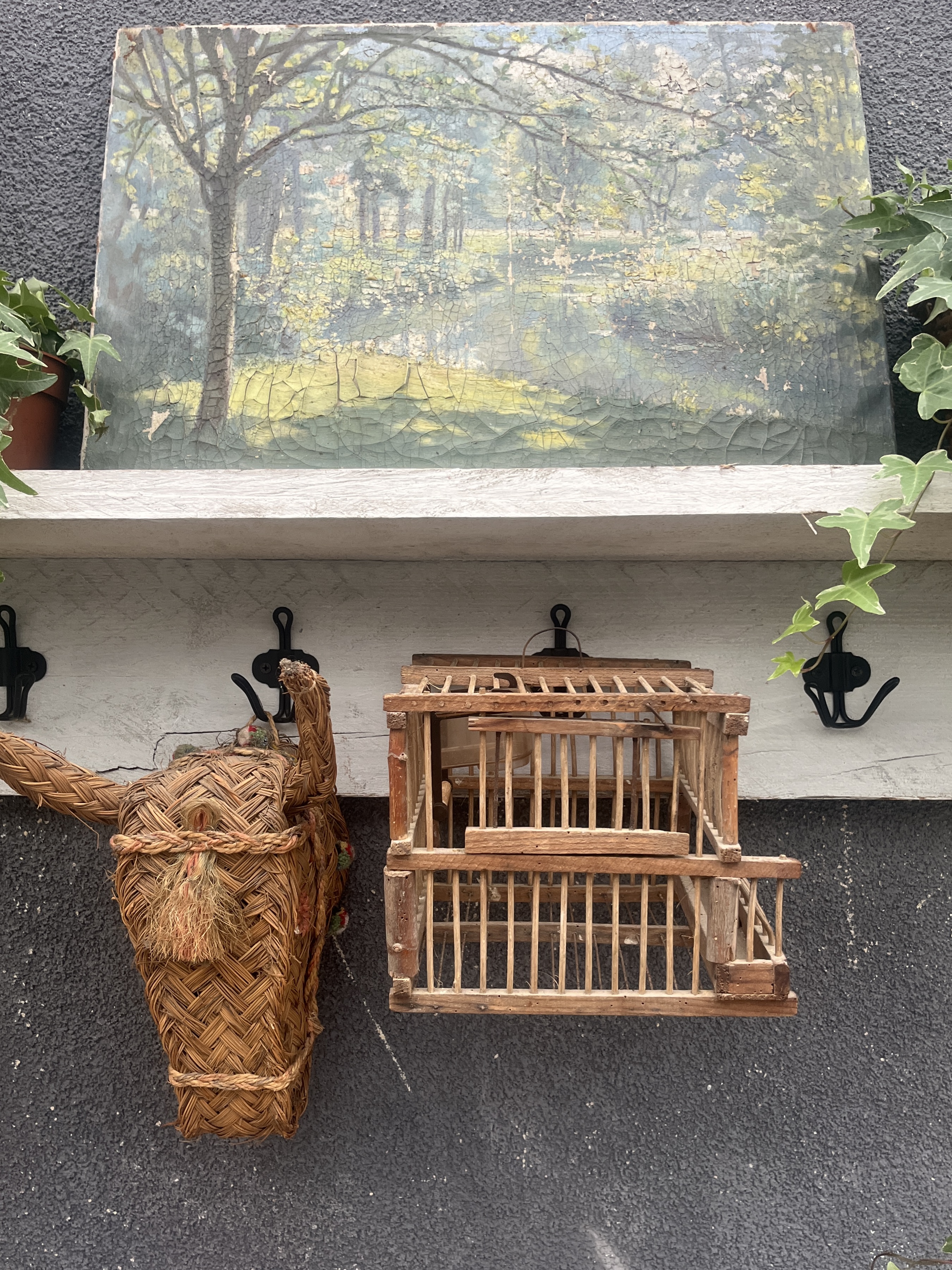 Ancienne cage à oiseaux